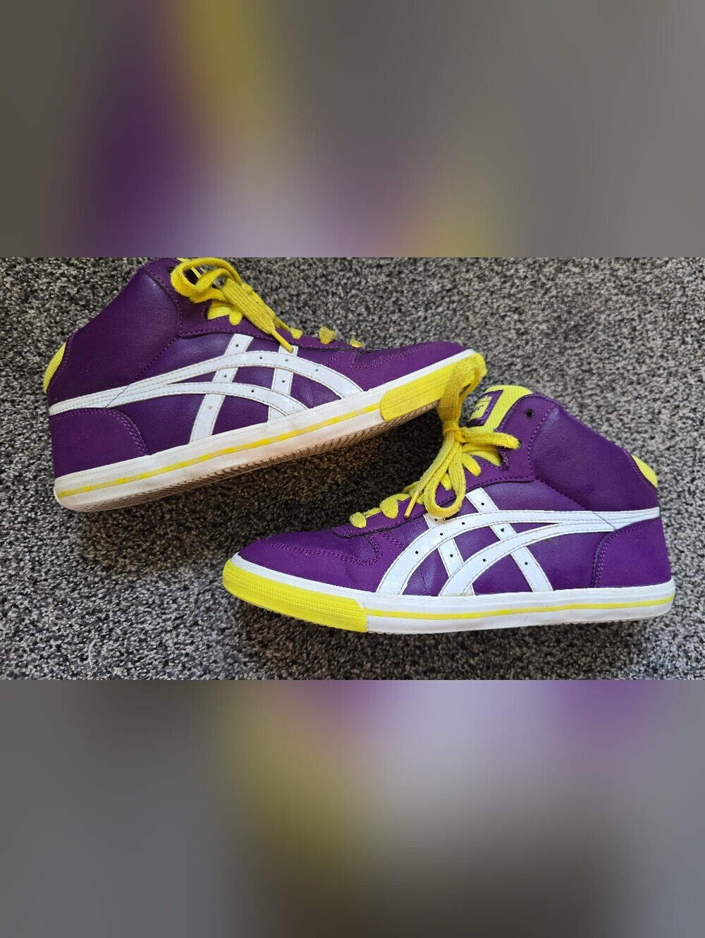 RARE VTG Onitsuka Tiger Aaron MT Mid-Top Sneakers Mens 5.5 / Womens 7 - Picture 10 of 11